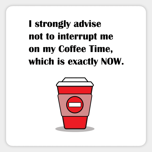 My coffee time Sticker by Coowo22